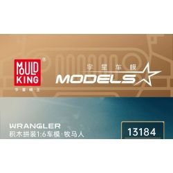 MouldKing 13184 Mould King 13184 non  SUV tỷ lệ 1:6 bộ đồ chơi xếp lắp ráp ghép mô hình  WRANGLER Kỹ Thuật Công Nghệ Cao Mô Hình Phương Tiện 3621 khối