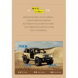 MouldKing 13184 Mould King 13184 non  SUV tỷ lệ 1:6 bộ đồ chơi xếp lắp ráp ghép mô hình  WRANGLER Kỹ Thuật Công Nghệ Cao Mô Hình Phương Tiện 3621 khối