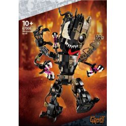 NOT  VENOMIZED GROOT 76249 67008 xếp lắp ráp ghép mô hình GROOT BỊ NHIỄM ĐỘC NỌC Marvel Super Heroes Siêu Anh Hùng Marvel 630 khối