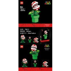 NOT  PIRANHA PLANT 71426 1426 ESPECIALLY 79013 xếp lắp ráp ghép mô hình NHÀ MÁY CÁ PIRANHA HOA NUỐT CHỬNG Super Mario Thợ Sửa Ống Nước 540 khối