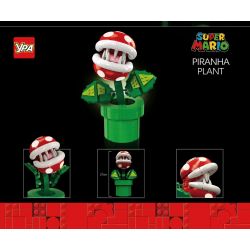 NOT  PIRANHA PLANT 71426 1426 ESPECIALLY 79013 xếp lắp ráp ghép mô hình NHÀ MÁY CÁ PIRANHA HOA NUỐT CHỬNG Super Mario Thợ Sửa Ống Nước 540 khối