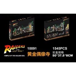 NOT  TEMPLE OF THE GOLDEN IDOL 77015 10091 xếp lắp ráp ghép mô hình ĐỀN THỜ THẦN TƯỢNG VÀNG RAIDERS OF THE LOST ARK Indiana Jones Tiến Sỹ Khảo Cổ 1545 khối