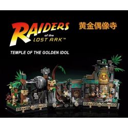 NOT  TEMPLE OF THE GOLDEN IDOL 77015 10091 xếp lắp ráp ghép mô hình ĐỀN THỜ THẦN TƯỢNG VÀNG RAIDERS OF THE LOST ARK Indiana Jones Tiến Sỹ Khảo Cổ 1545 khối