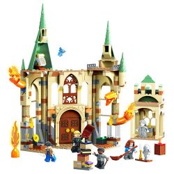 NOT  HOGWARTS ROOM OF REQUIREMENT 76413 SX 6114 xếp lắp ráp ghép mô hình HOGWARTS: PHÒNG YÊU CẦU Harry Potter Chú Bé Phù Thủy 587 khối