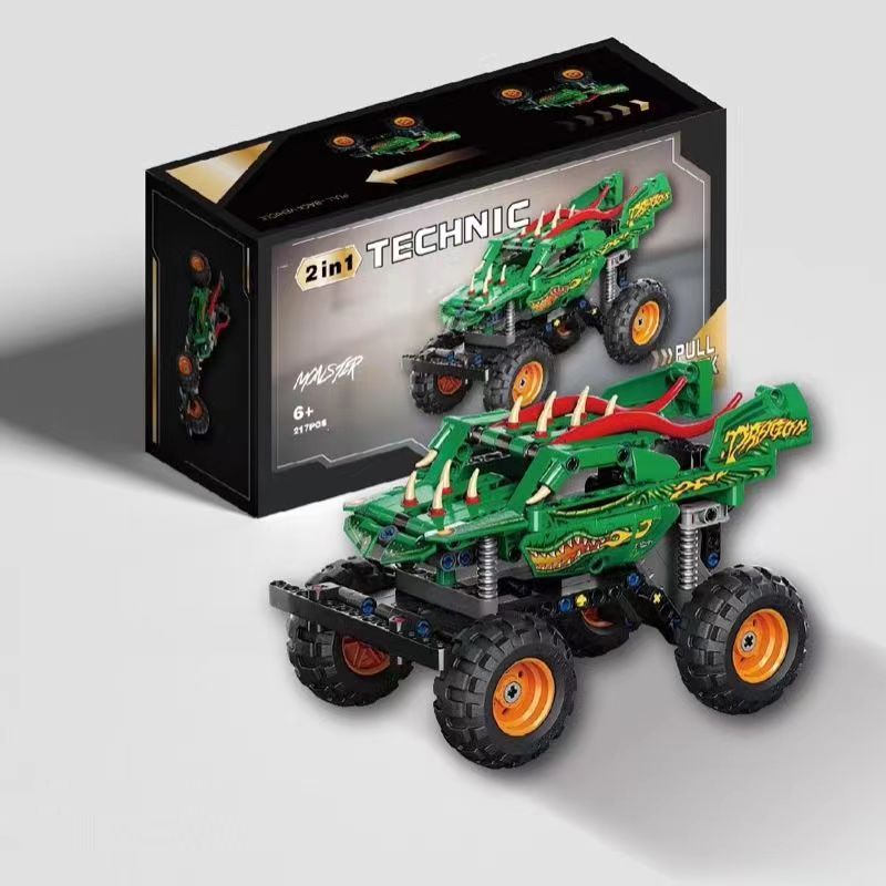 NOT  MONSTER JAM DRAGON 42149 BRICK 3427 xếp lắp ráp ghép mô hình QUÁI VẬT MỨT RỒNG BAY LỬA  Kỹ Thuật Công Nghệ Cao Mô Hình Phương Tiện 217 khối