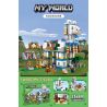 NOT  THE LLAMA VILLAGE 21188 ZIMO 23649 xếp lắp ráp ghép mô hình LÀNG LLAMA ALPACA Minecraft Game Xây Dựng 1252 khối