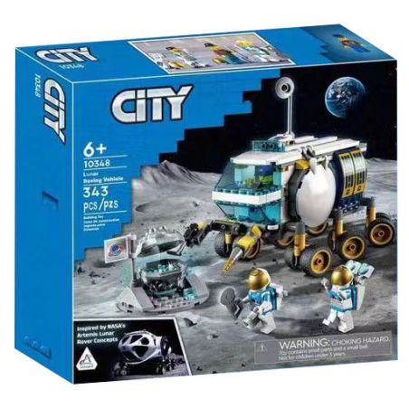 NOT  LUNAR ROVING VEHICLE 60348 10348 xếp lắp ráp ghép mô hình XE LƯU ĐỘNG MẶT TRĂNG THÁM HIỂM BỀ City Thành Phố 275 khối