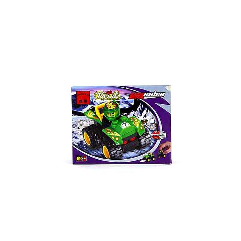 QMAN ENLIGHTEN KEEPPLEY 207 TAY ĐUA TỐI ĐA bộ đồ chơi xếp lắp ráp ghép mô hình Racers MAX RIDER Đua Tốc Độ