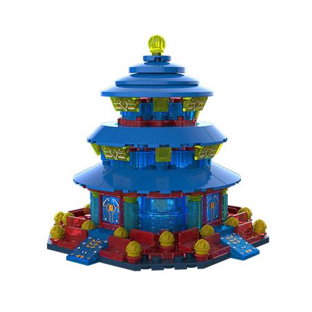 JAKI JK5180 5180 XU HƯỚNG QUỐC GIA ĐIỆN THỜ THIÊN ĐƯỜNG bộ đồ chơi xếp lắp ráp ghép mô hình Arts & Crafts