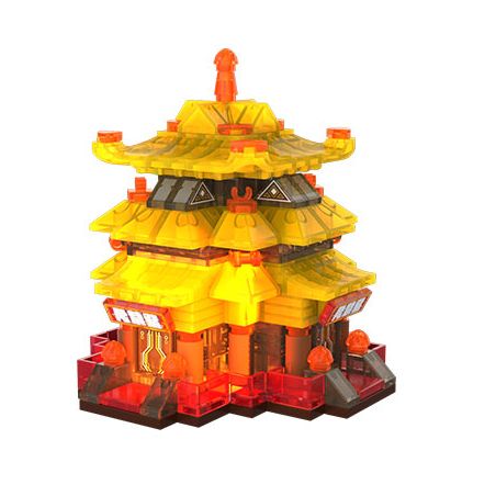 JAKI JK5183 5183 XU HƯỚNG QUỐC GIA THÁP PHÁO MẠNG bộ đồ chơi xếp lắp ráp ghép mô hình Arts & Crafts