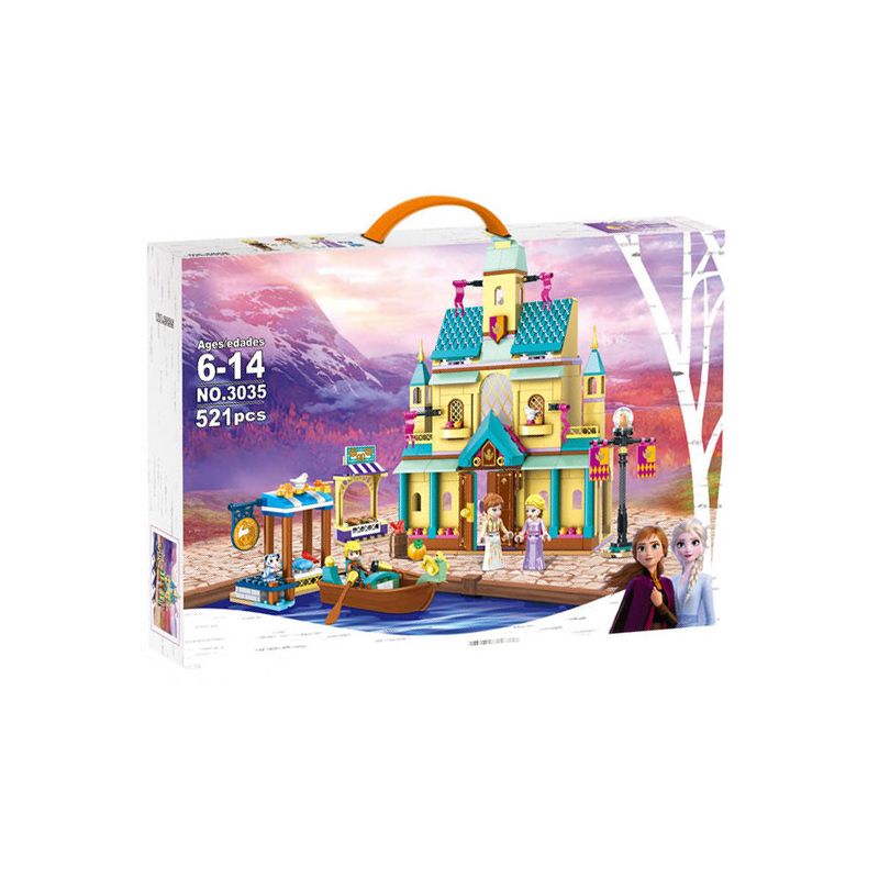 NOT  ARENDELLE CASTLE 41167 1995 20006 J BRAND J70003 70003 LARI/BELA 11471 SHENG YUAN/SY SY1441 1441 SX 3035 xếp lắp ráp ghép mô hình LÂU ĐÀI ARENDELLE LÀNG Disney Princess Công Chúa 521 khối