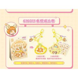 SEMBO 616006 HÀNH TINH KẸO MÓC KHÓA MATCHA KEM GUGUJI bộ đồ chơi xếp lắp ráp ghép mô hình Girl Con Gái