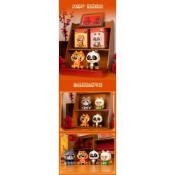 PANTASY 99125 KUNG FU PANDA BÚP BÊ HỔ NGỒI bộ đồ chơi xếp lắp ráp ghép mô hình Movie & Game Phim Và Trò Chơi 300 khối