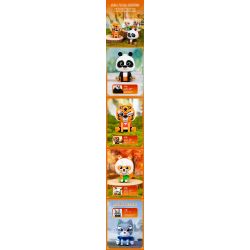 PANTASY 99127 KUNG FU PANDA BÚP BÊ NGỒI XIAO ZHEN bộ đồ chơi xếp lắp ráp ghép mô hình Movie & Game Phim Và Trò Chơi 300 khối