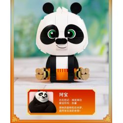 PANTASY 99127 KUNG FU PANDA BÚP BÊ NGỒI XIAO ZHEN bộ đồ chơi xếp lắp ráp ghép mô hình Movie & Game Phim Và Trò Chơi 300 khối