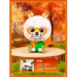 PANTASY 99127 KUNG FU PANDA BÚP BÊ NGỒI XIAO ZHEN bộ đồ chơi xếp lắp ráp ghép mô hình Movie & Game Phim Và Trò Chơi 300 khối