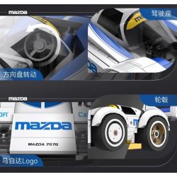 CADA DOUBLEE C55029 55029 XE ĐUA SỨC BỀN MAZDA 787B tỷ lệ 1:24 bộ đồ chơi xếp lắp ráp ghép mô hình Speed Champions Racing Cars Đua Xe Công Thức 242 khối