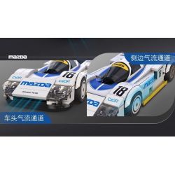 CADA DOUBLEE C55029 55029 XE ĐUA SỨC BỀN MAZDA 787B tỷ lệ 1:24 bộ đồ chơi xếp lắp ráp ghép mô hình Speed Champions Racing Cars Đua Xe Công Thức 242 khối