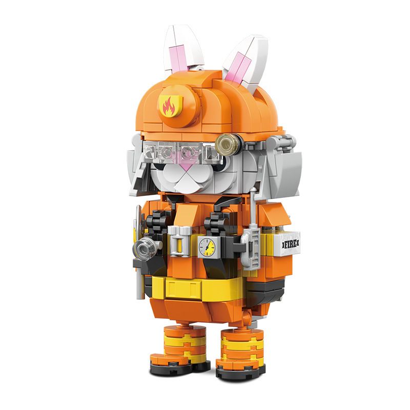 CAYI 2233A LÍNH CỨU HỎA THỎ bộ đồ chơi xếp lắp ráp ghép mô hình 253 khối