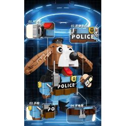 CAYI 2233B THUYỀN TRƯỞNG VƯƠNG bộ đồ chơi xếp lắp ráp ghép mô hình 223 khối