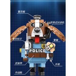 CAYI 2233B THUYỀN TRƯỞNG VƯƠNG bộ đồ chơi xếp lắp ráp ghép mô hình 223 khối