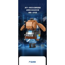 CAYI 2233B THUYỀN TRƯỞNG VƯƠNG bộ đồ chơi xếp lắp ráp ghép mô hình 223 khối