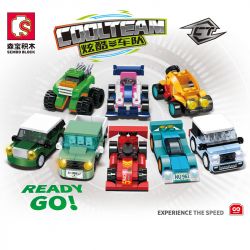 SEMBO 2805 2806 2807 2800 2801 2802 2803 2804 ĐỘI TÀU 8 MẪU TUYỆT VỜI bộ đồ chơi xếp lắp ráp ghép mô hình Racers COOLTEAM Đua Tốc Độ