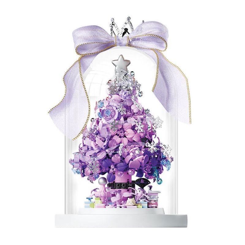 GEKKOSHA 804007 804009 ĐIỀU ƯỚC CỦA NGÔI SAO EDELWEISS STAR PURPLE bộ đồ chơi xếp lắp ráp ghép mô hình Arts & Crafts