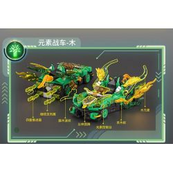 SEMBO 714307 HẠM ĐỘI TUYỆT VỜI XE LỬA NGUYÊN TỐ bộ đồ chơi xếp lắp ráp ghép mô hình Racers Đua Tốc Độ 332 khối