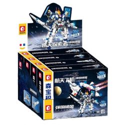 SEMBO 203372 203373 203374 203375 SKY EXPLORER 4 KẾT HỢP bộ đồ chơi xếp lắp ráp ghép mô hình 839 khối