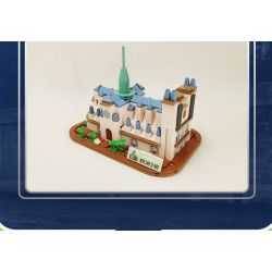 LINOOS LN7058 7058 NHÀ THỜ ĐỨC BÀ PARIS bộ đồ chơi xếp lắp ráp ghép mô hình Architecture FAMOUS LANDMARK NOTRE DAME DE PARIS Công Trình Kiến Trúc 303 khối