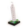 LINOOS LN7059 7059 THÁP NGHIÊNG PISA bộ đồ chơi xếp lắp ráp ghép mô hình Architecture FAMOUS LANDMARK LEANING TOWER OF PISA Công Trình Kiến Trúc 346 khối