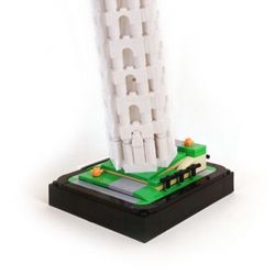 LINOOS LN7059 7059 THÁP NGHIÊNG PISA bộ đồ chơi xếp lắp ráp ghép mô hình Architecture FAMOUS LANDMARK LEANING TOWER OF PISA Công Trình Kiến Trúc 346 khối