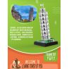 LINOOS LN7059 7059 THÁP NGHIÊNG PISA bộ đồ chơi xếp lắp ráp ghép mô hình Architecture FAMOUS LANDMARK LEANING TOWER OF PISA Công Trình Kiến Trúc 346 khối