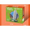 LINOOS LN7059 7059 THÁP NGHIÊNG PISA bộ đồ chơi xếp lắp ráp ghép mô hình Architecture FAMOUS LANDMARK LEANING TOWER OF PISA Công Trình Kiến Trúc 346 khối