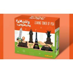 LINOOS LN7059 7059 THÁP NGHIÊNG PISA bộ đồ chơi xếp lắp ráp ghép mô hình Architecture FAMOUS LANDMARK LEANING TOWER OF PISA Công Trình Kiến Trúc 346 khối