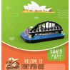 LINOOS LN7061 7061 NHÀ HÁT OPERA SYDNEY bộ đồ chơi xếp lắp ráp ghép mô hình Architecture FAMOUS LANDMARK SYDNEY OPERA HOUSE Công Trình Kiến Trúc 284 khối
