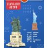 LINOOS LN7060 7060 TƯỢNG NỮ THẦN TỰ DO bộ đồ chơi xếp lắp ráp ghép mô hình Architecture FAMOUS LANDMARK STATUE OF LIBERTY Công Trình Kiến Trúc 385 khối