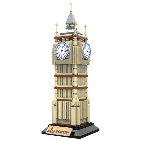 LINOOS LN7062 7062 THÁP ELIZABETH bộ đồ chơi xếp lắp ráp ghép mô hình Architecture FAMOUS LANDMARK THE ELIZABETH TOWER Công Trình Kiến Trúc 364 khối