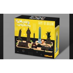 LINOOS LN7040 7040 TÒA NHÀ ĐÀI BẮC 101 bộ đồ chơi xếp lắp ráp ghép mô hình Architecture FAMOUS LANDMARK TAIPEI 101 BUILDING Công Trình Kiến Trúc 383 khối