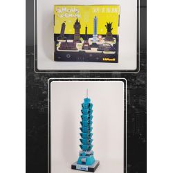 LINOOS LN7040 7040 TÒA NHÀ ĐÀI BẮC 101 bộ đồ chơi xếp lắp ráp ghép mô hình Architecture FAMOUS LANDMARK TAIPEI 101 BUILDING Công Trình Kiến Trúc 383 khối