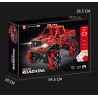 HAPPY BUILD PANGU YC-23035 23035 YC23035 RED RAPTOR MAI LUN STUNT XE ĐỊA HÌNH bộ đồ chơi xếp lắp ráp ghép mô hình Technic PICKUP TRUCK ROAD KING Kỹ Thuật Công Nghệ Cao Mô Hình Phương Tiện 1640 khối