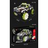 HAPPY BUILD PANGU YC-23037 23037 YC23037 LAND ROVER DEFENDER MCLUN STUNT XE ĐỊA HÌNH bộ đồ chơi xếp lắp ráp ghép mô hình Technic PICKUP TRUCK ROAD KING Kỹ Thuật Công Nghệ Cao Mô Hình Phương Tiện 1670 khối