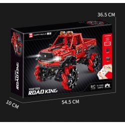 HAPPY BUILD PANGU YC-23037 23037 YC23037 LAND ROVER DEFENDER MCLUN STUNT XE ĐỊA HÌNH bộ đồ chơi xếp lắp ráp ghép mô hình Technic PICKUP TRUCK ROAD KING Kỹ Thuật Công Nghệ Cao Mô Hình Phương Tiện 1670 khối
