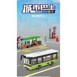 Kazi KY98271 98271 GIAO THÔNG ĐÔ THỊ XE BUÝT THÀNH PHỐ bộ đồ chơi xếp lắp ráp ghép mô hình City CITY BUS 415 khối