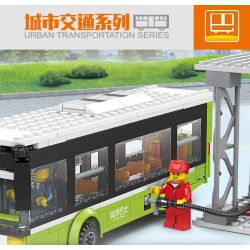 Kazi KY98271 98271 GIAO THÔNG ĐÔ THỊ XE BUÝT THÀNH PHỐ bộ đồ chơi xếp lắp ráp ghép mô hình City CITY BUS 415 khối