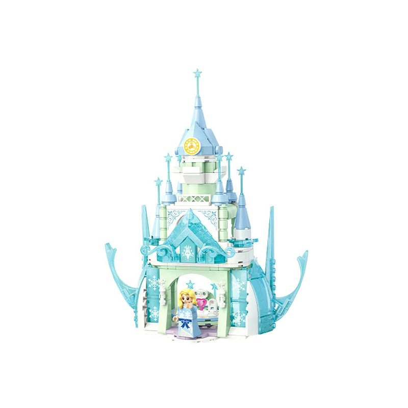 TOP TOY TC2509 2509 XÔ LÂU ĐÀI PHA LÊ bộ đồ chơi xếp lắp ráp ghép mô hình Girl Con Gái 300 khối