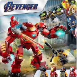 NOT  IRON MAN HULKBUSTER 76164 LARI BELA 11563 xếp lắp ráp ghép mô hình IRON MAN HULKBUSTER ĐẤU VỚI A.I.M. ĐẶC VỤ ĐẠI LÝ Marvel Super Heroes Siêu Anh Hùng Marvel 456 khối