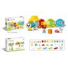 Xếp hình tàu hỏa học đếm Kids Home Toys 50 khối