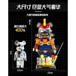 WANGAO 188021 KỸ SƯ CYBER ​​GẤU CƠ KHÍ 400% bộ đồ chơi xếp lắp ráp ghép mô hình